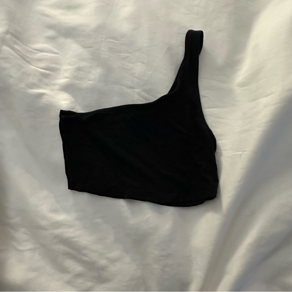 One Shoulder Crop Top